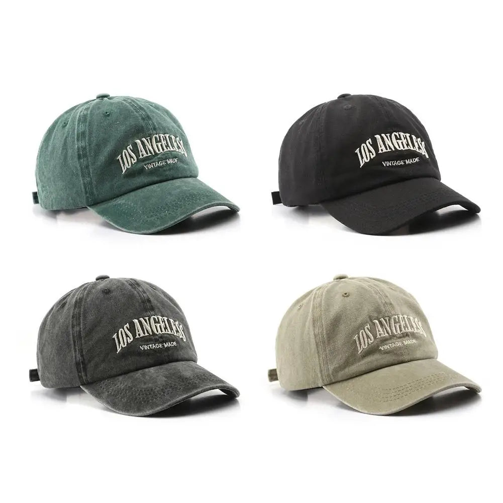 Retro Embroidered Snapback Cap