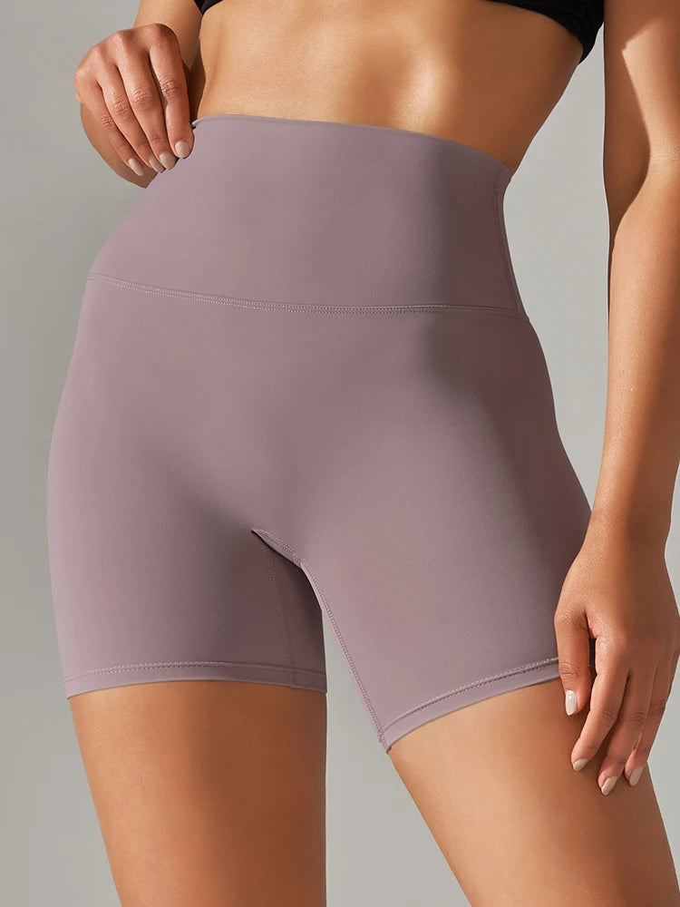 Women's High Waist Yoga Shorts | Squat-Proof Fitness & Gym Shorts