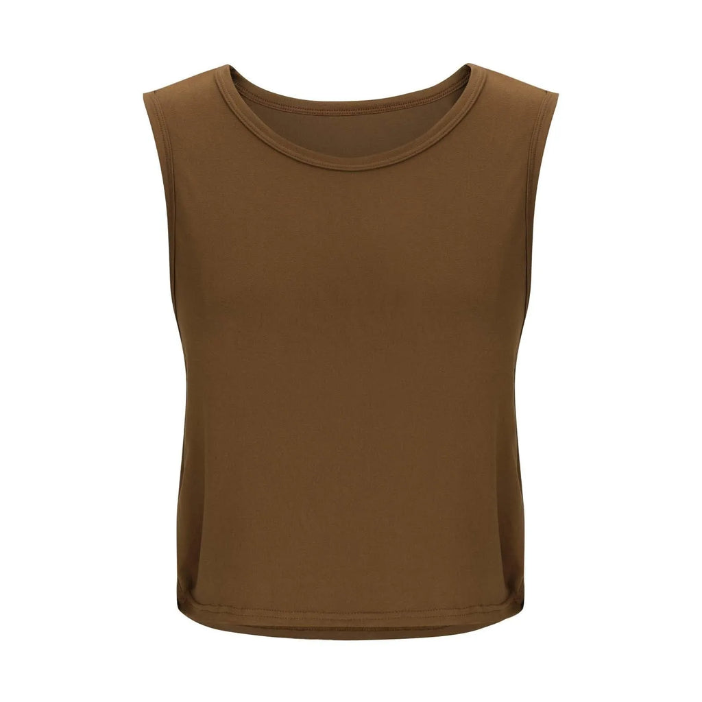 Women's Sleeveless Yoga Tank Top – Breathable Athletic Vest