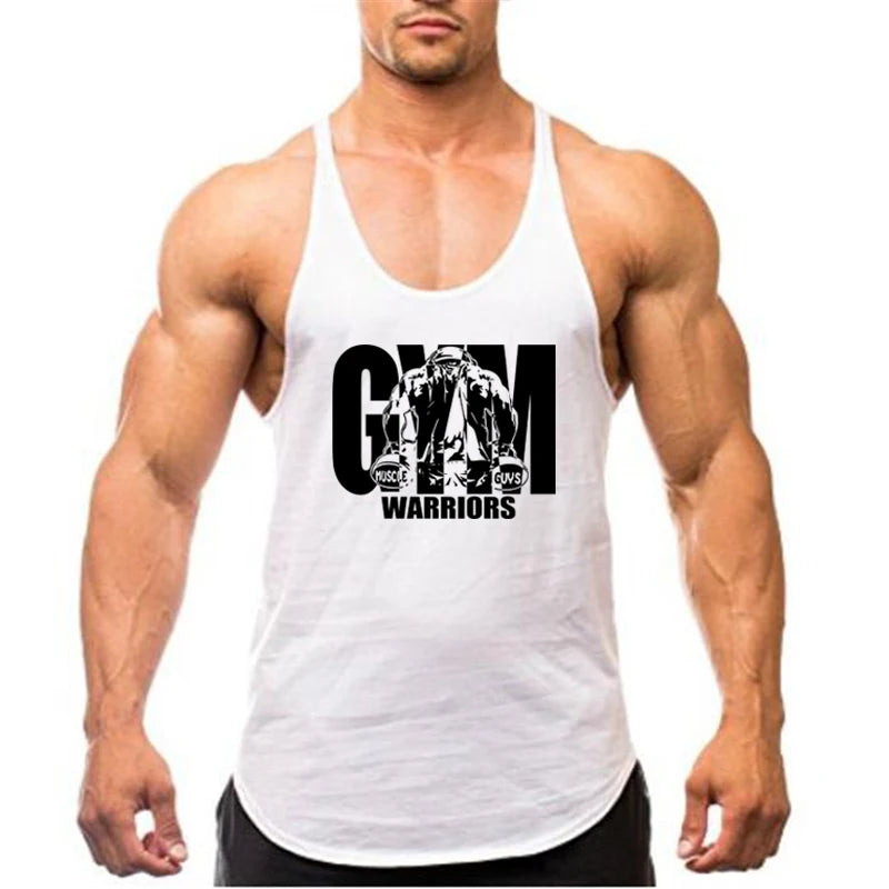 Men's Gym Tank Top – Breathable Cotton Muscle Vest