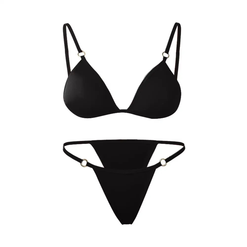 Two-Piece Backless Bikini Set
