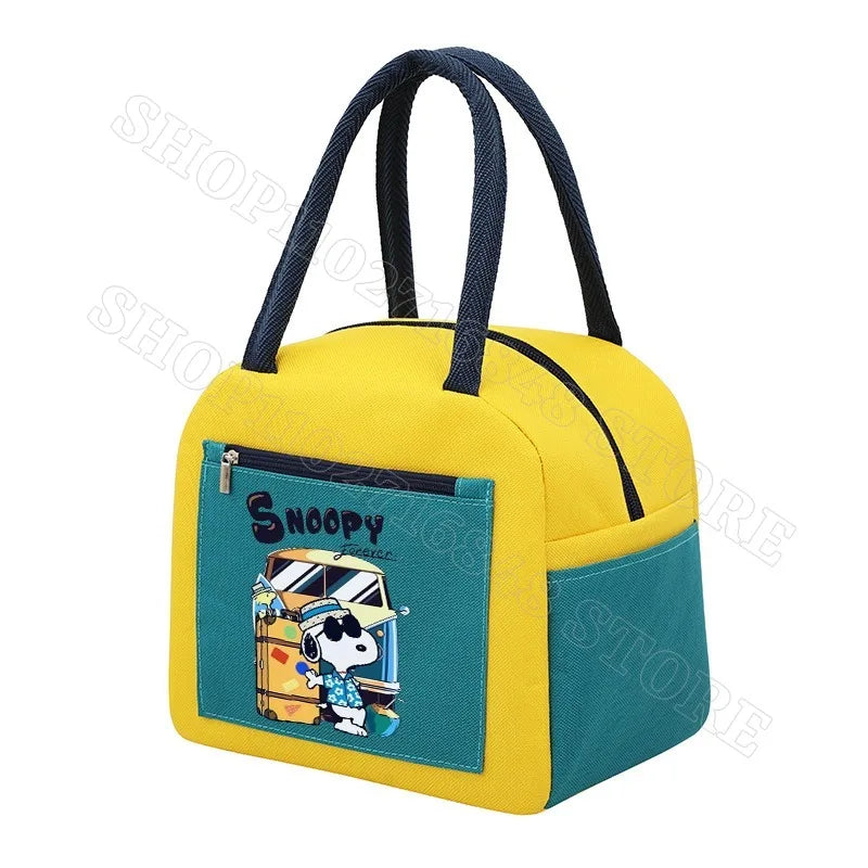 Snoopy Insulated Lunch Bag | Cute Cartoon Cooler Box for Kids & Adults