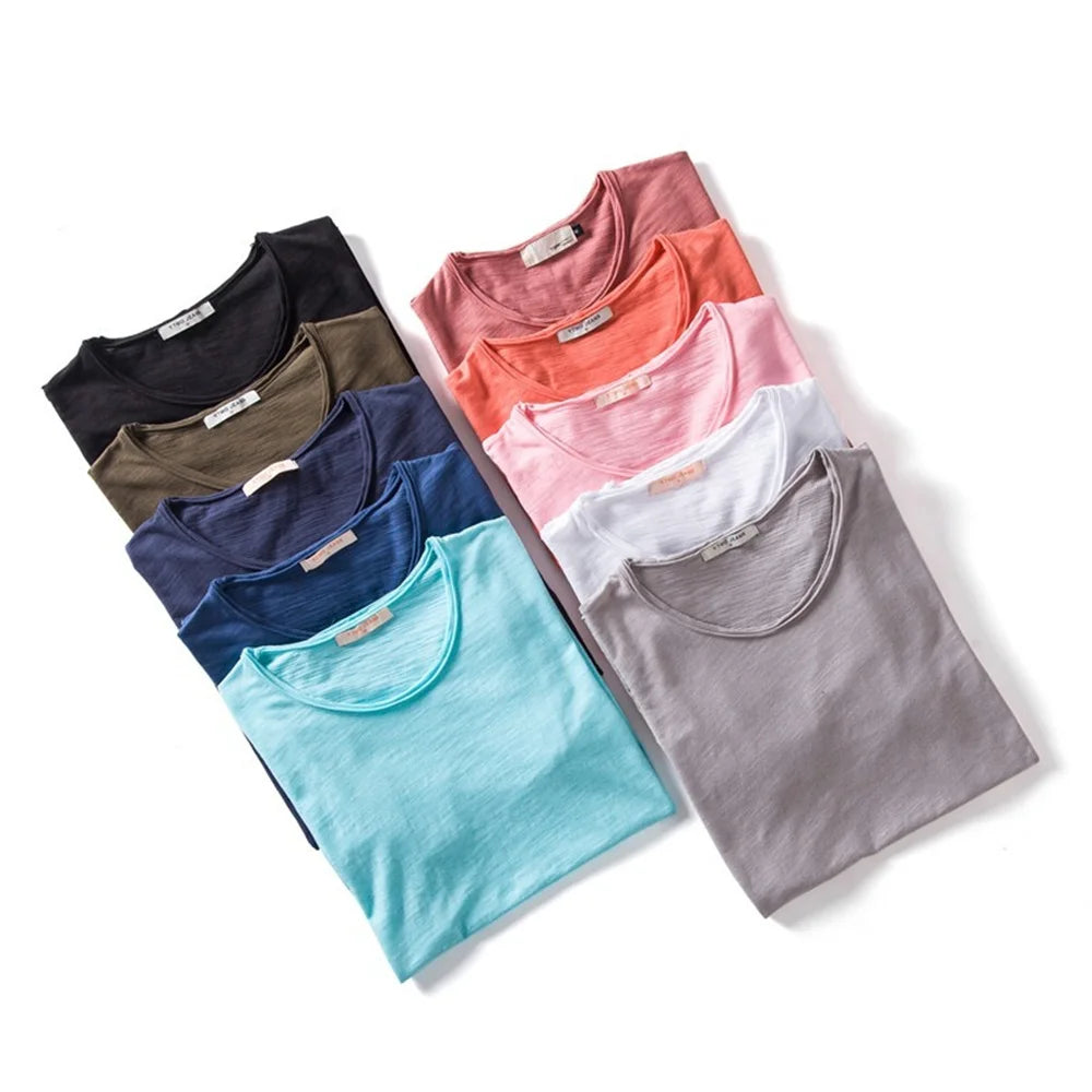 Men's 100% Cotton Casual T-Shirt – Lightweight, Breathable & Moisture-Wicking