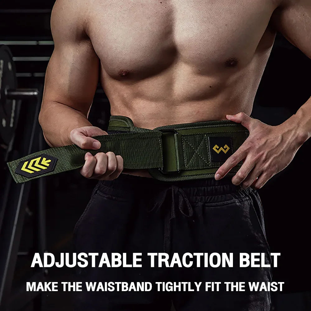 Weightlifting Waist Support Belt – Lumbar Compression for Gym, Squats & Powerlifting