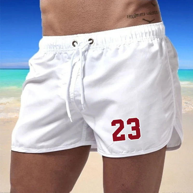 Men's Quick-Dry Beach Shorts – Breathable Swim Trunks with Pockets