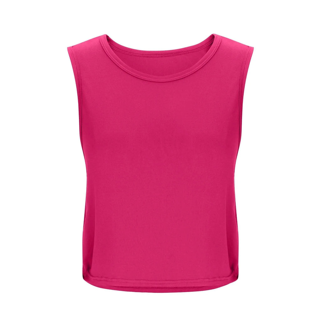 Women's Sleeveless Yoga Tank Top – Breathable Athletic Vest