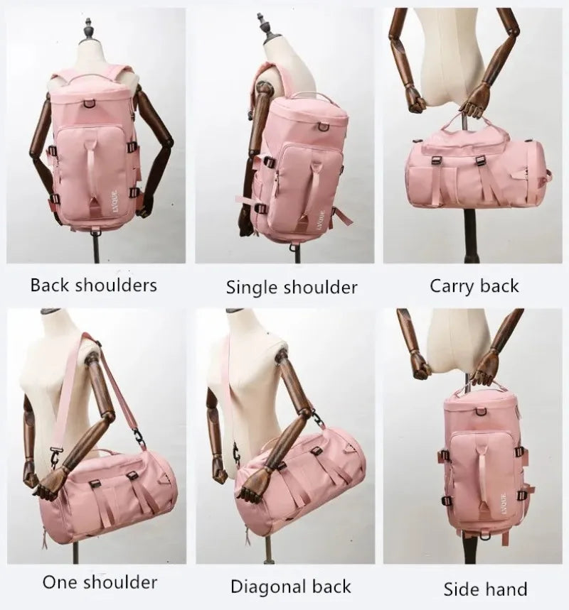 Large Capacity Travel Backpack – Waterproof Sports & Gym Duffel Bag