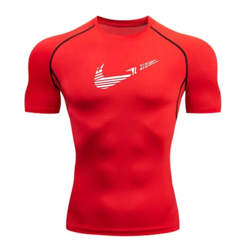 Men's Quick-Dry Compression Shirt – Rash Guard for Gym, Running & Water Sports