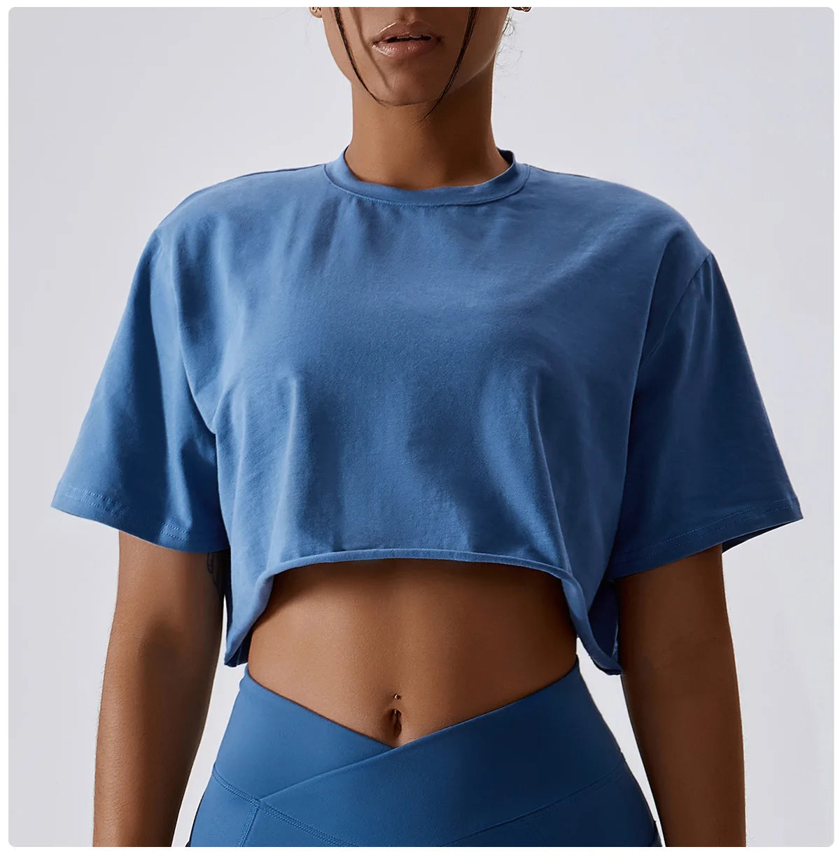 Women's Loose Sports T-Shirt – Y2K Short Sleeve Yoga & Fitness Top