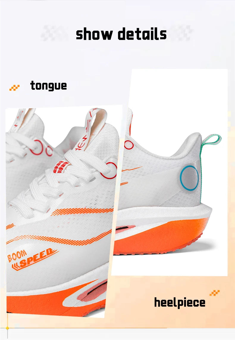 Professional Carbon Plate Running Shoes – Breathable, Cushioned & Non-Slip | Unisex