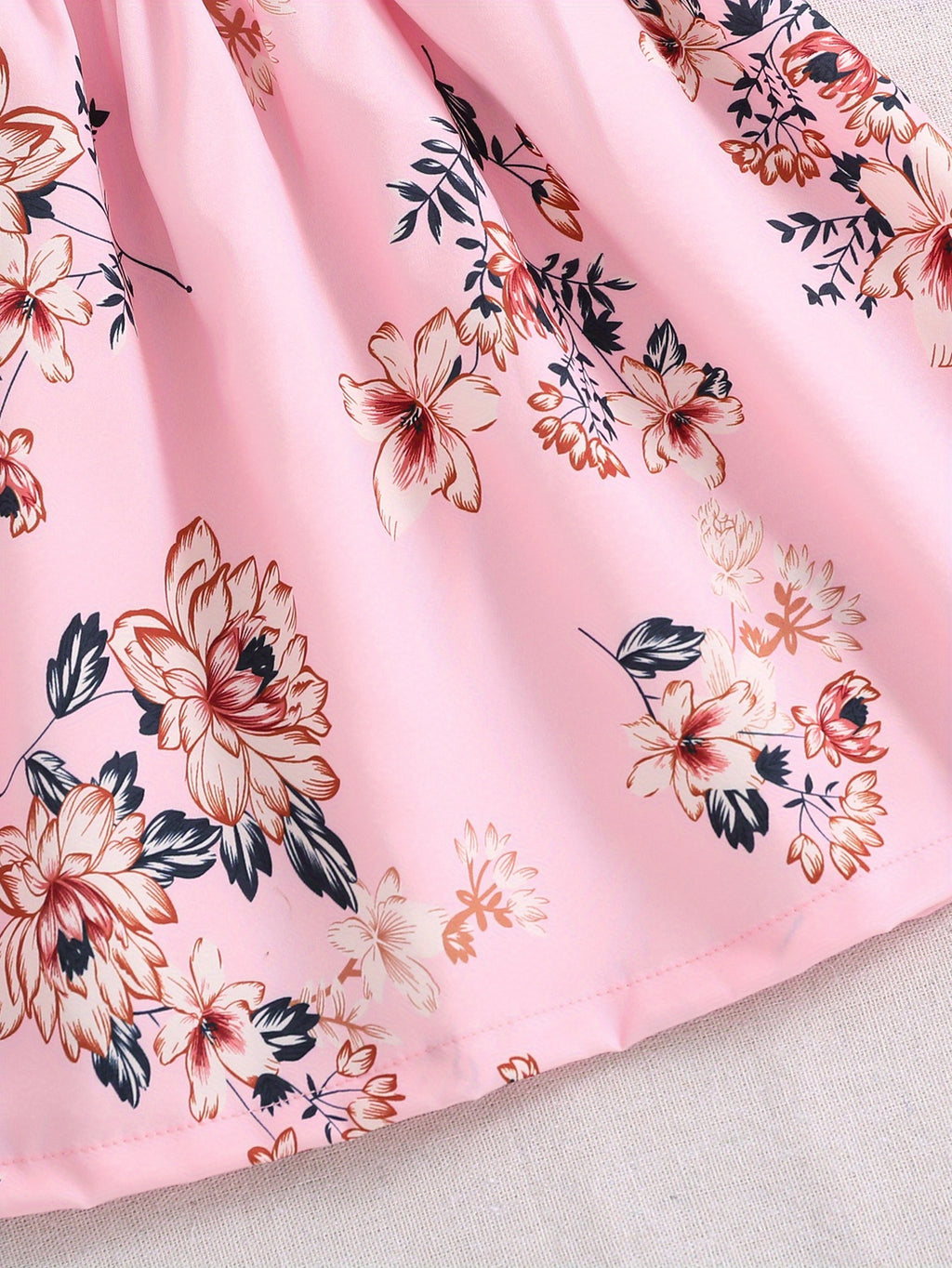 Girls Floral Princess Dress