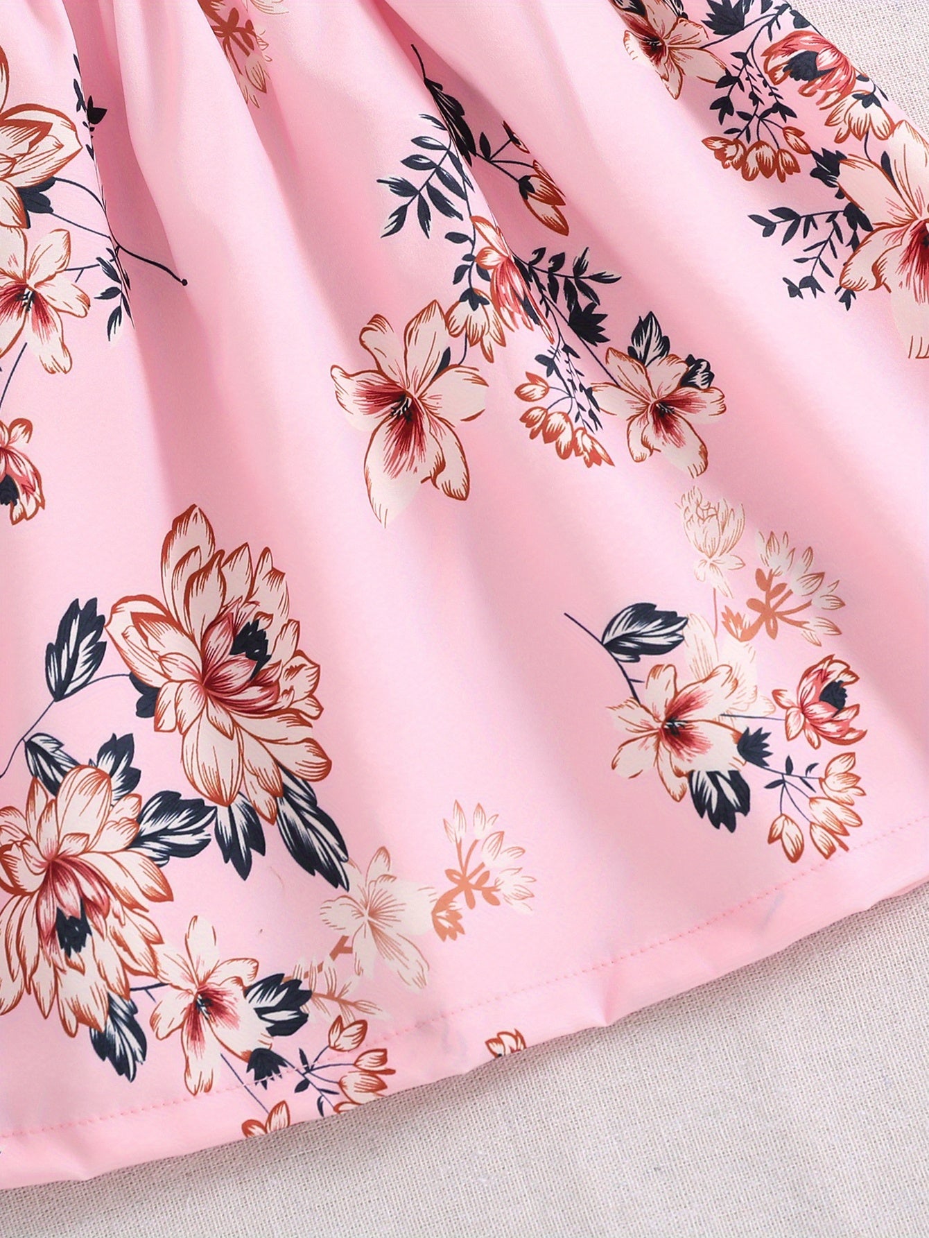 Girls Floral Princess Dress