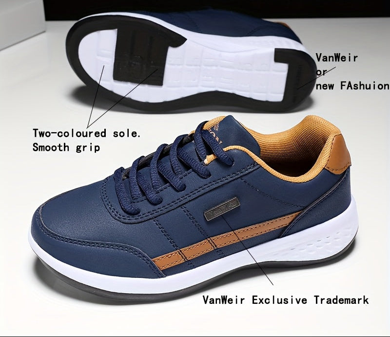 Men's Lightweight Sneakers | Breathable Lace-Up Shoes for Outdoor & Casual Wear