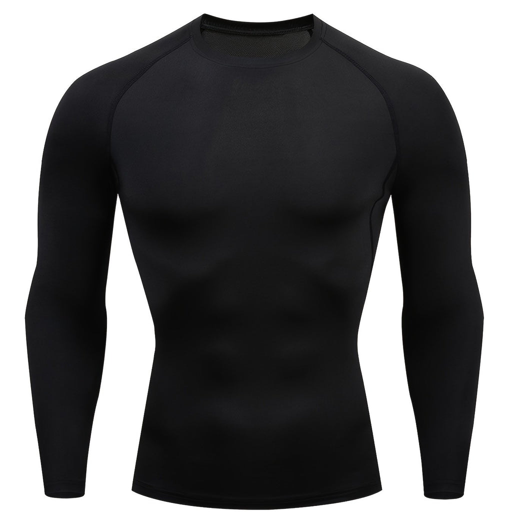 Men'S Quick-Dry Sportswear for Autumn And Winter, Suitable for Basketball, Morning Runs, And High-Elasticity Yoga Training