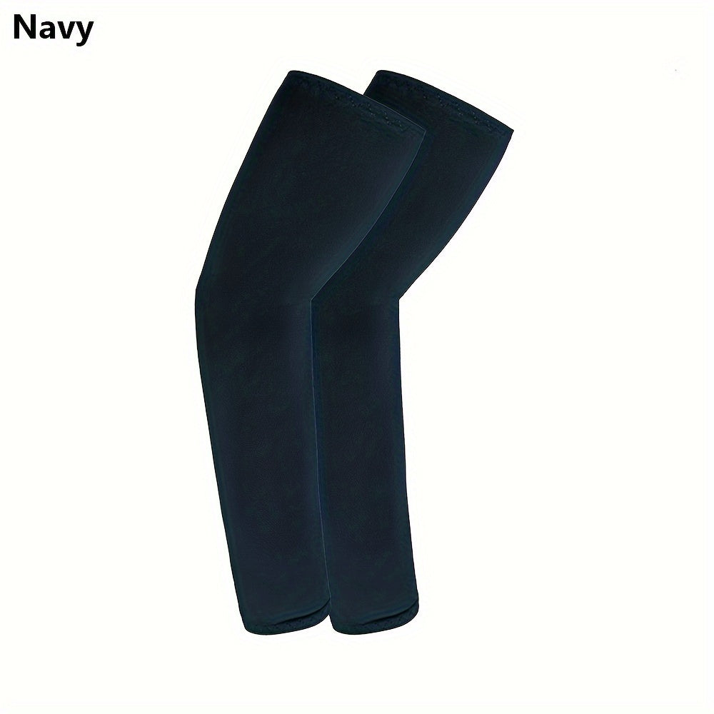 Cooling Sports Arm Sleeves (2-Pack) | UV Protection for Running, Cycling & Fishing