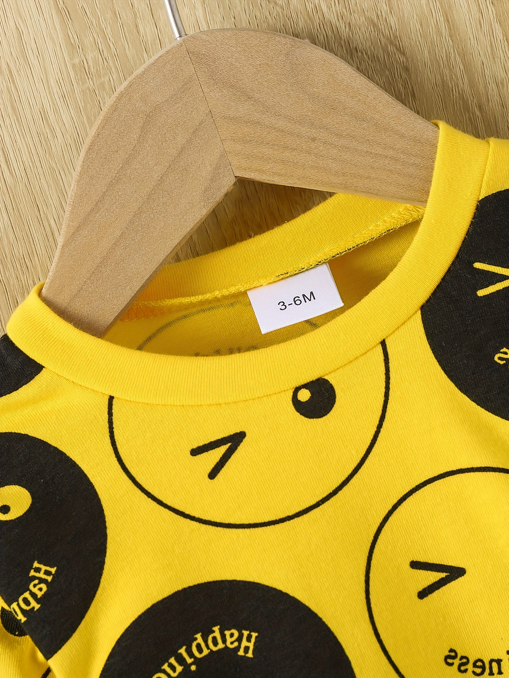 Toddler Boy 2-Piece Tracksuit – Happy Face Print Sweatshirt & Jogger Set