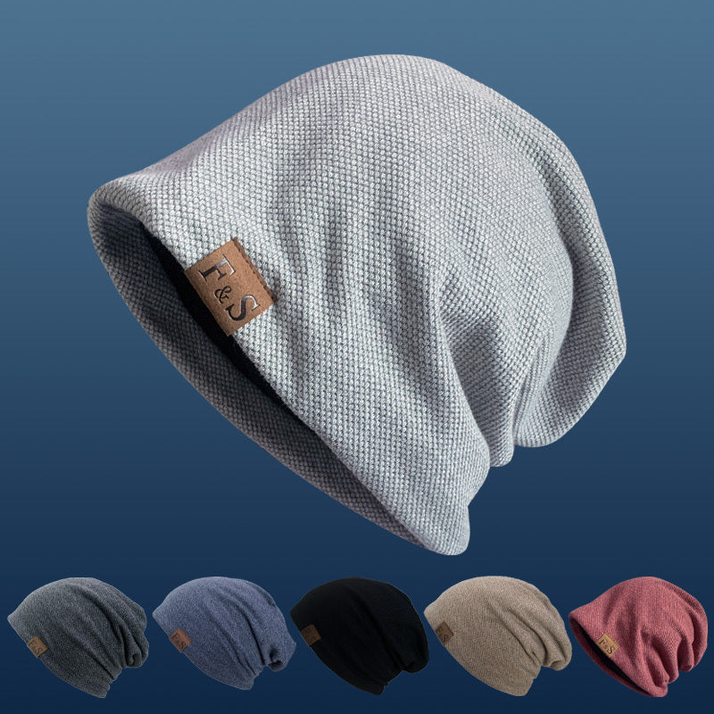 Unisex Lightweight Knit Beanie – Urban Style Toggle Closure Hat for Spring, Fall & Winter