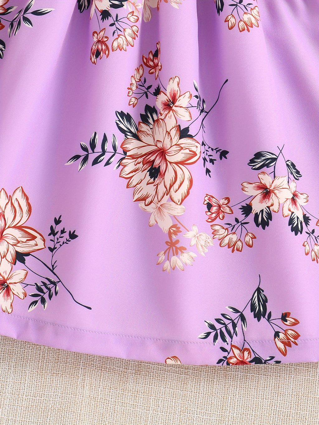 Girls Floral Princess Dress