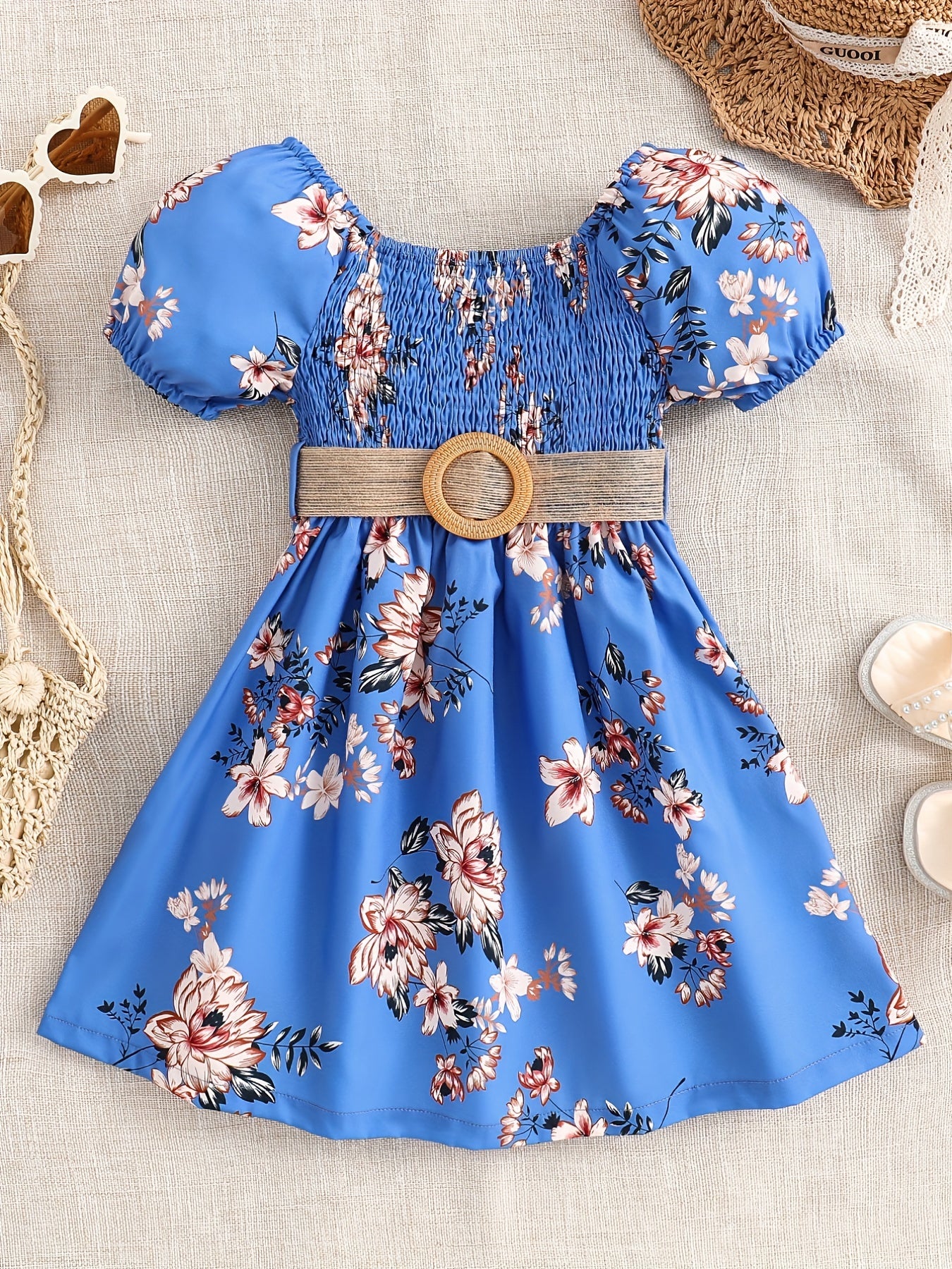 Girls Floral Princess Dress