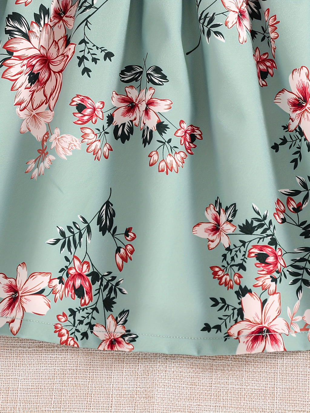 Girls Floral Princess Dress